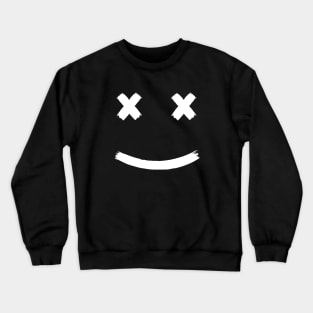 Cross Eye Smiley [Light] Crewneck Sweatshirt